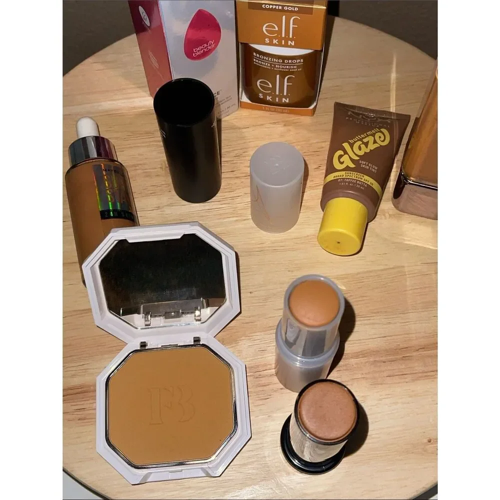 Fenty beauty About Face NYX Maybelline foundation bundle